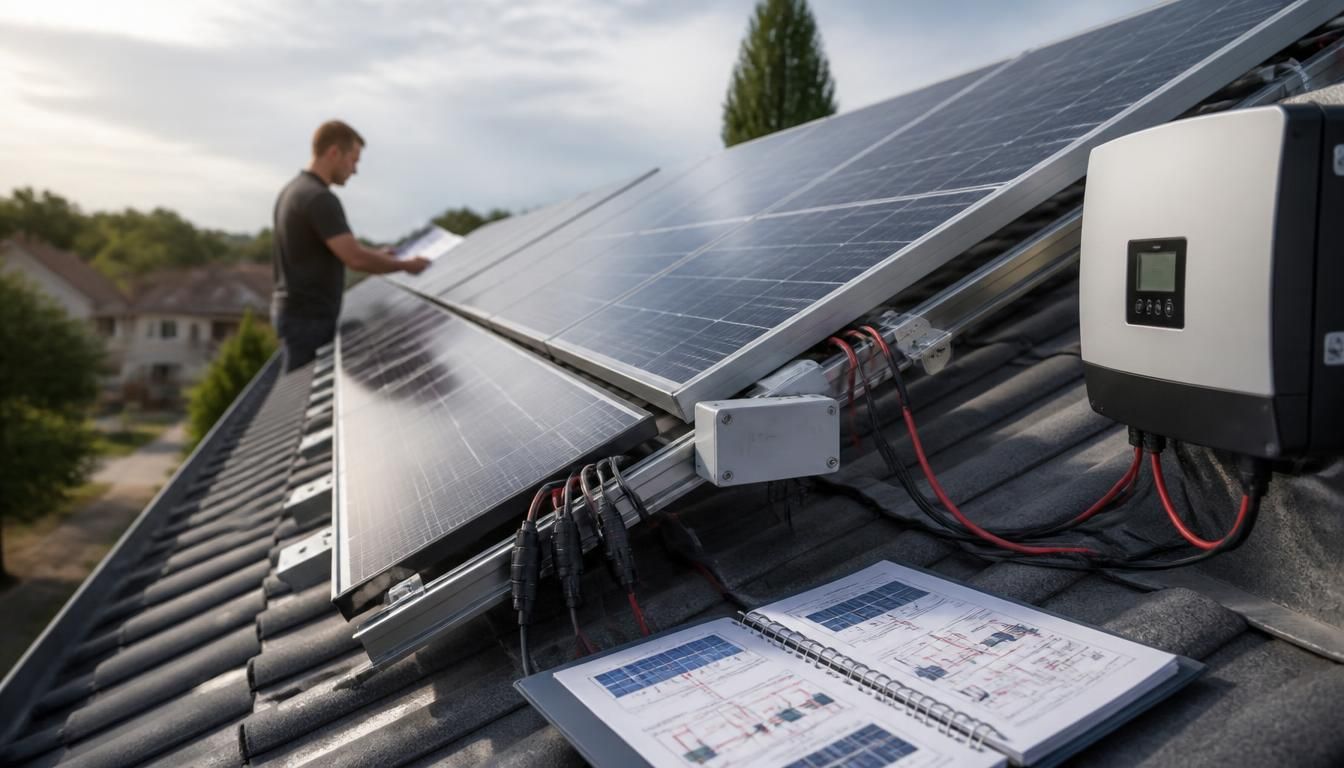 Panneaux solaires en série ou en parallèle : schémas