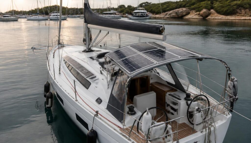 Panneaux solaires sur un bateau : choix et installation