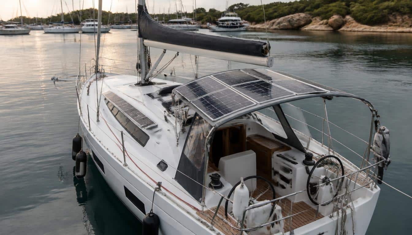 Panneaux solaires sur un bateau : choix et installation
