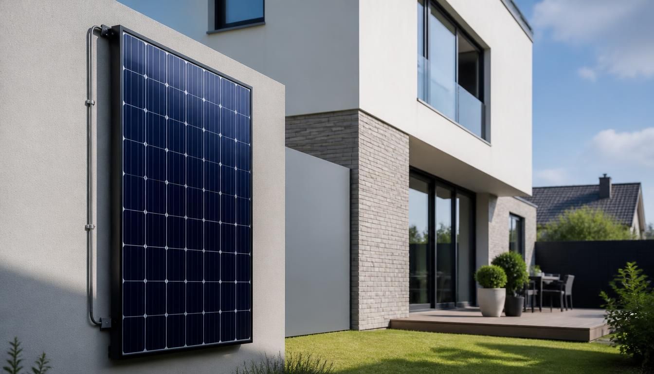 Panneau solaire sur façade ou clôture : est-ce rentable ?